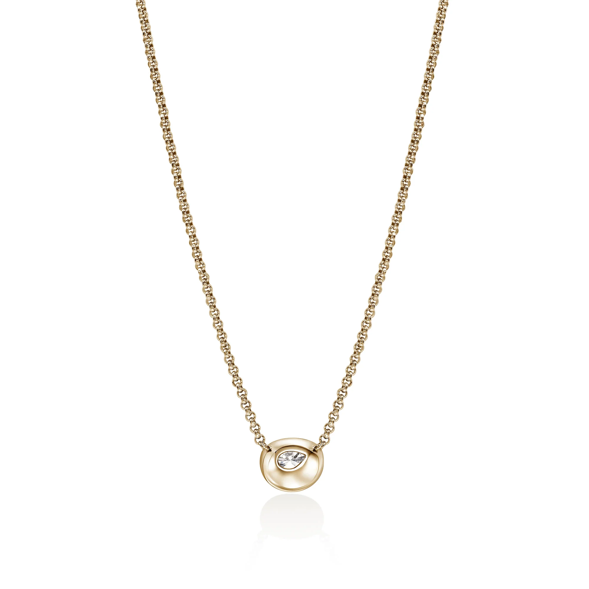 JH Lovestruck™ Necklace, Gold, Diamond, 1.25TCW - Image 2