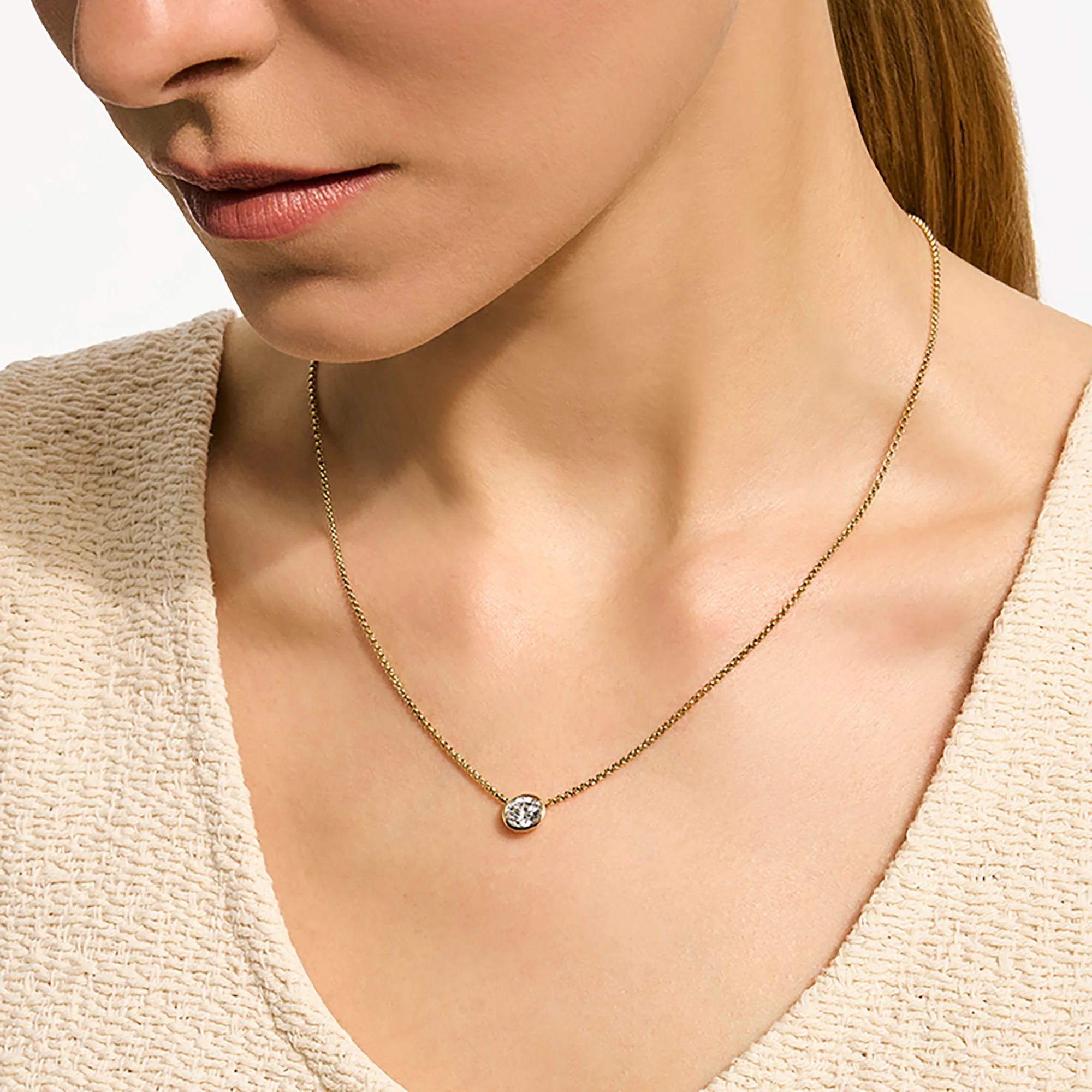 JH Lovestruck™ Necklace, Gold, Diamond, 1.25TCW - Image 4