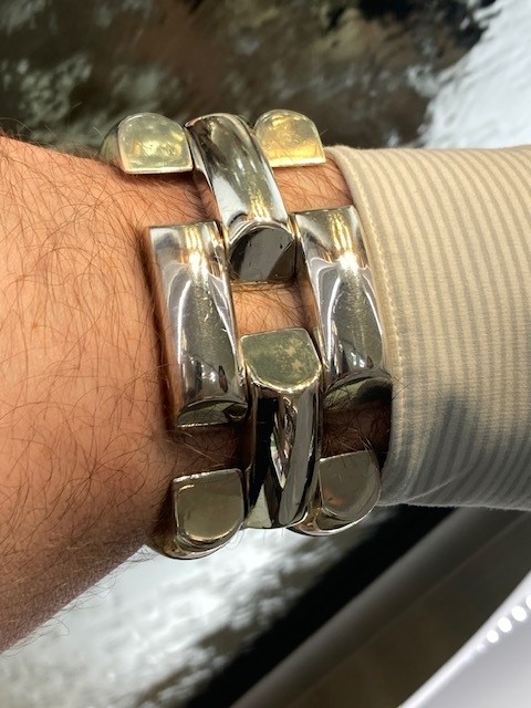 115-17773 MEN'S SILVER BRACELET - Image 3