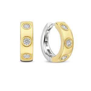TI SENTO Classic Zirconia Hoops - 78046ZY