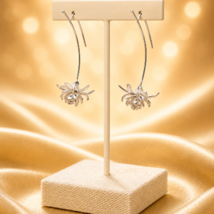 Chrysanthemum Drop Earrings– From the Botanical Garden Collection