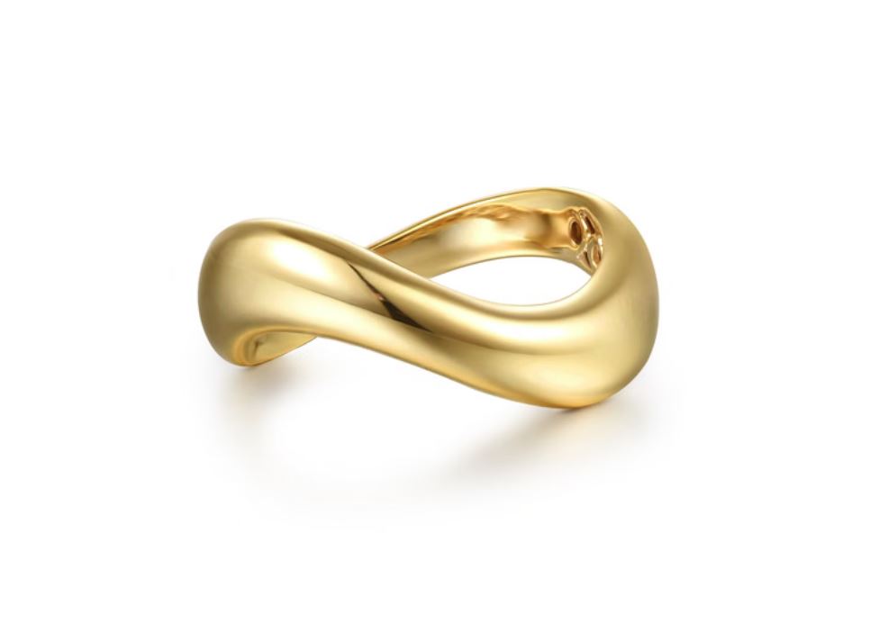 Soraya - 18K Yellow Gold Stackable Ring
