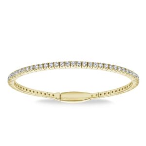 Tennis Bangle 2mm in Yellow