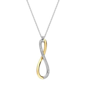 Organic Open Zirconia Necklace