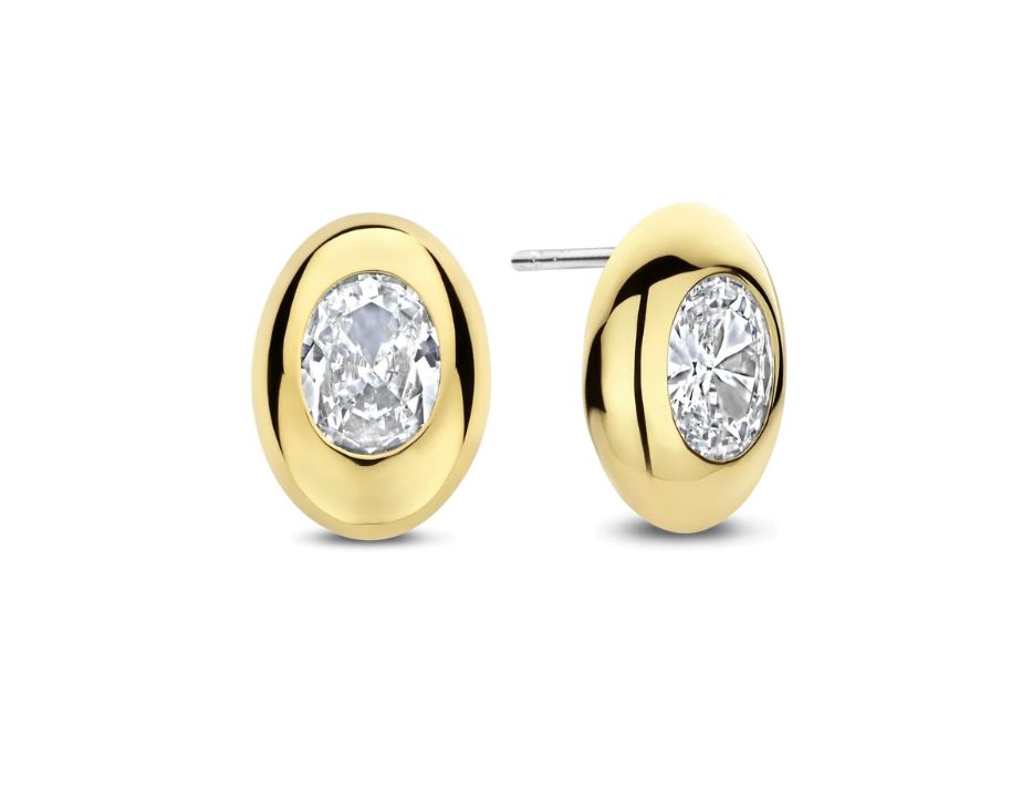 Oval Sparkle Earrings