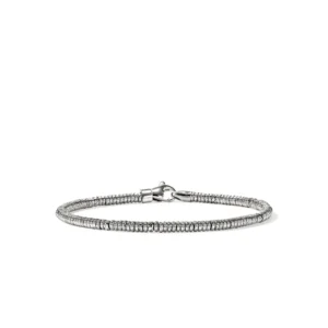 Heishi Bracelet, Sterling Silver, 2.5MM (Size Medium)