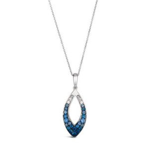 Le Vian Ombre® Denim Ombré® Sapphire Pendant in 14K Vanilla Gold®