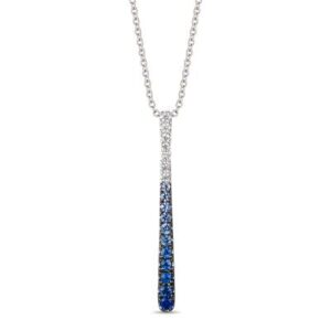 Le Vian Ombre® Denim Ombré® Sapphire Pendant in 14K Vanilla Gold®
