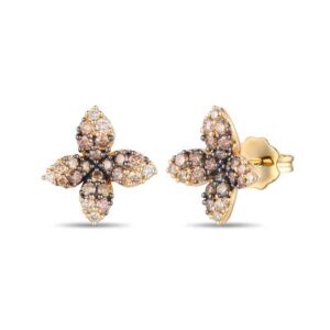 Le Vian Ombre® Chocolate Ombré® Diamond Earrings in 14K Honey Gold™