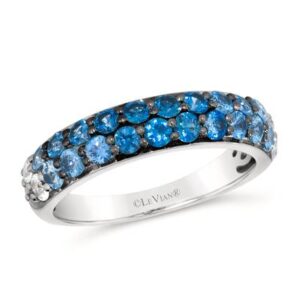 Le Vian Ombre® Denim Ombré® Sapphire Ring with Vanilla Sapphire™ in 14K Vanilla Gold®