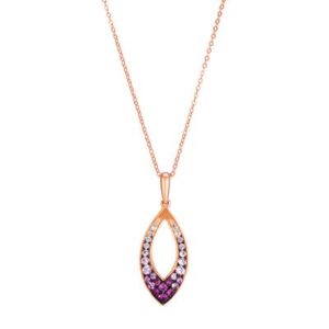 Le Vian Ombre® Strawberry Ombré® Sapphire Pendant in 14K Strawberry Gold®