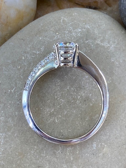 116-15080 Simon G. BI-PASS ENGAGEMENT RING - Image 5