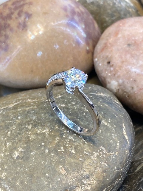 116-15080 Simon G. BI-PASS ENGAGEMENT RING - Image 6