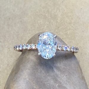 116-15206 OVAL LABGROWN DIAMOND