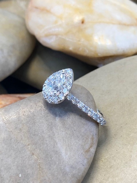 116-15209 PEAR SHAPED DIAMOND - Image 3