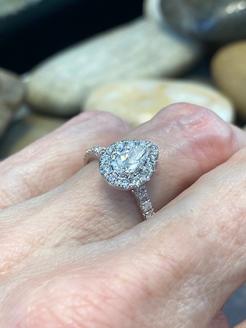 116-15209 PEAR SHAPED DIAMOND - Image 7