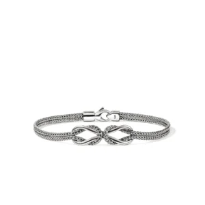 Infinite Love Knot Bracelet, Sterling Silver, 3.6MM (size medium)