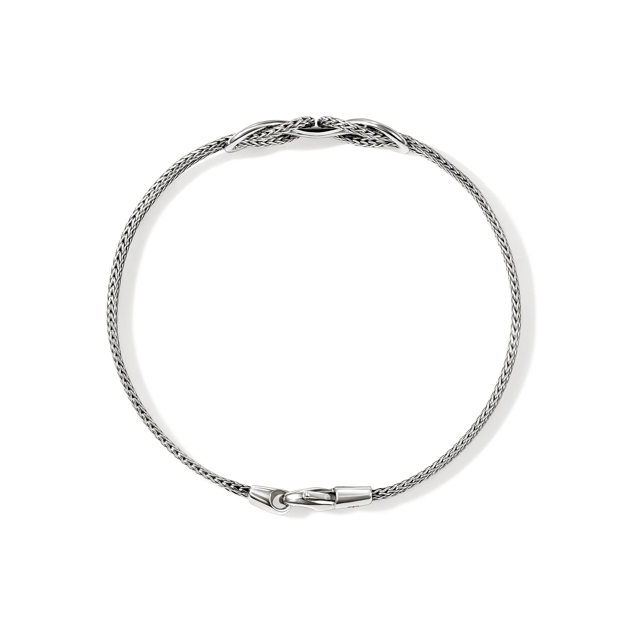 Infinite Love Knot Bracelet, Sterling Silver, 3.6MM (size medium) - Image 5