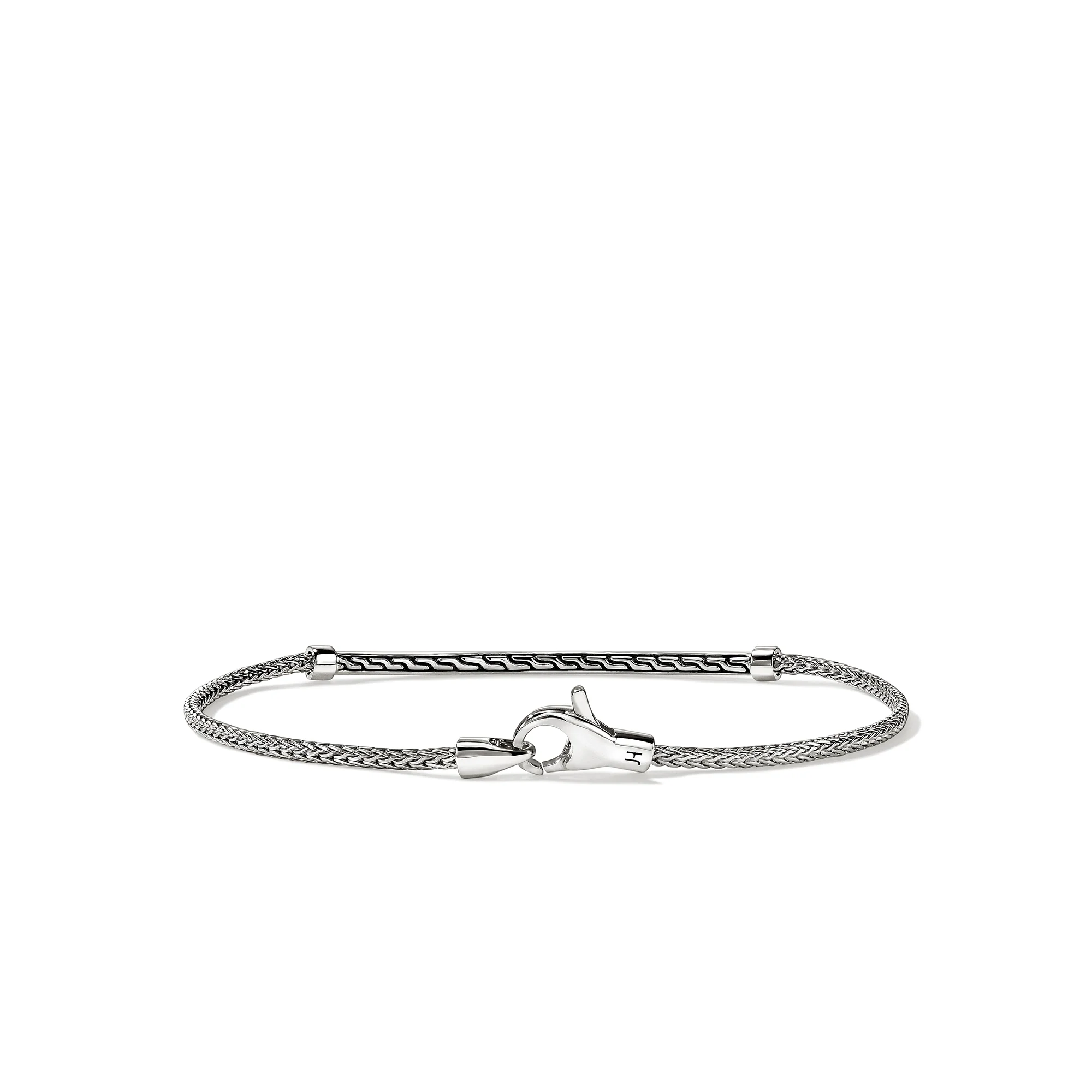 JH Essential Pavé Bracelet, Sterling Silver, Diamonds, 1.8MM - Image 2